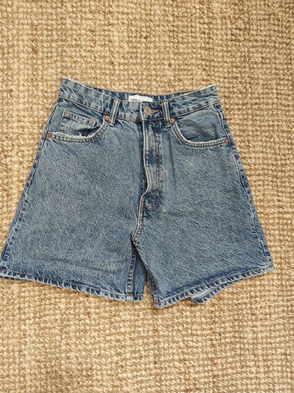 Zara Classic Blue Denim Women’s Shorts